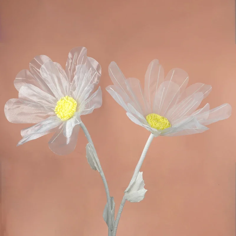 60 см Искусственный Маковый цветок свадебные принадлежности марлевый для