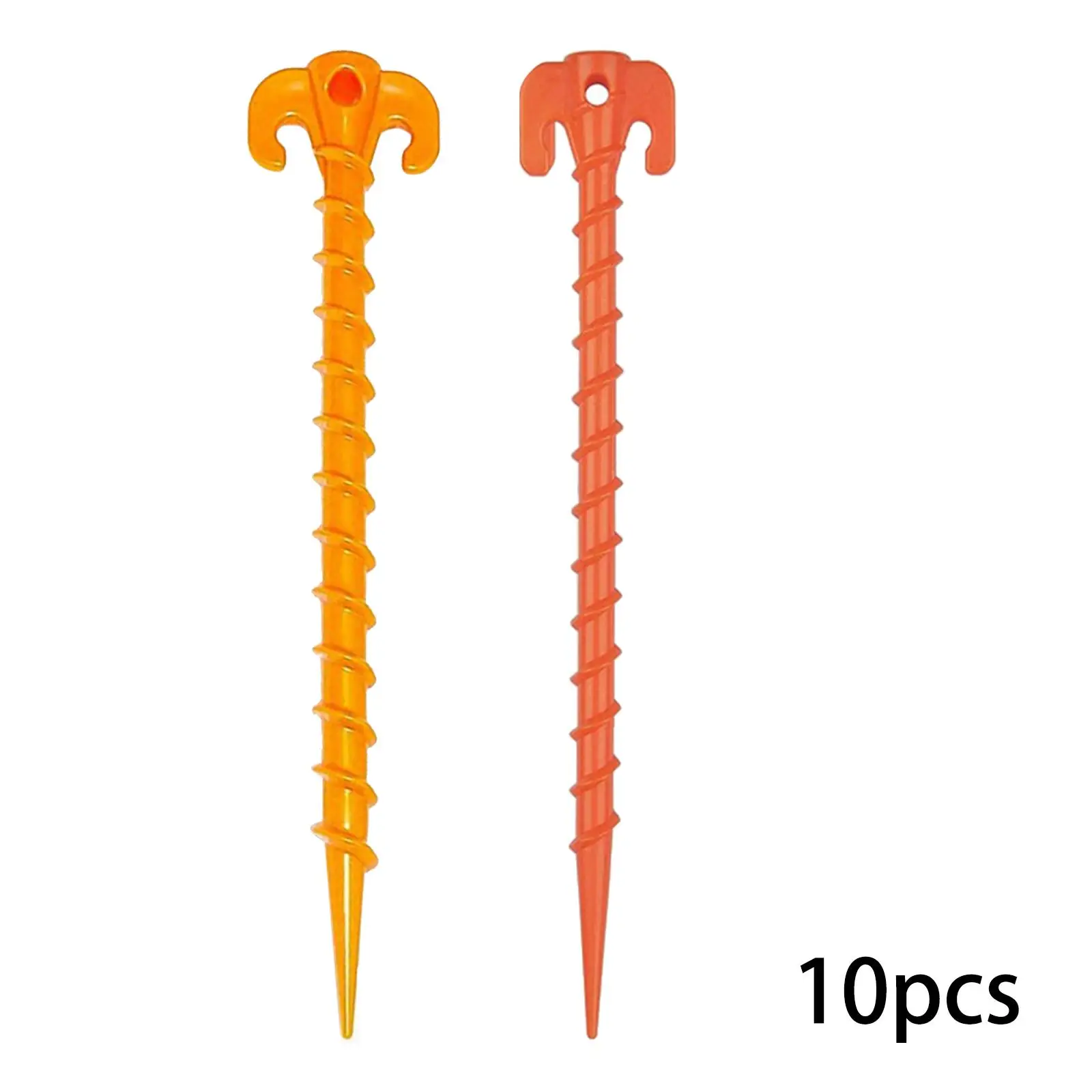 

10Pcs Tent Stakes Pegs Tarp Tent Peg Stakes Garden Stakes Ground Pegs for Backyard Backpacking Gardening Hiking Tent Accessories