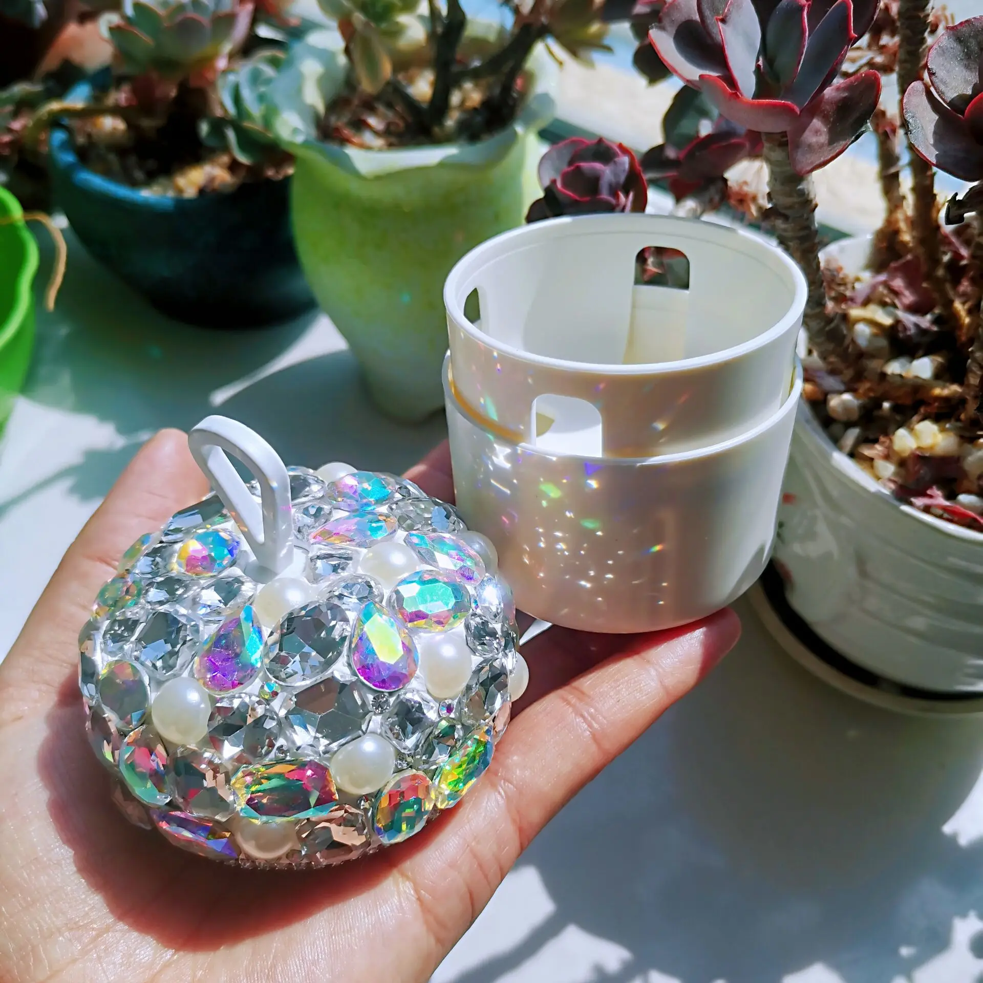 Роскошная прозрачная косметическая губка Пыленепроницаемая коробка для