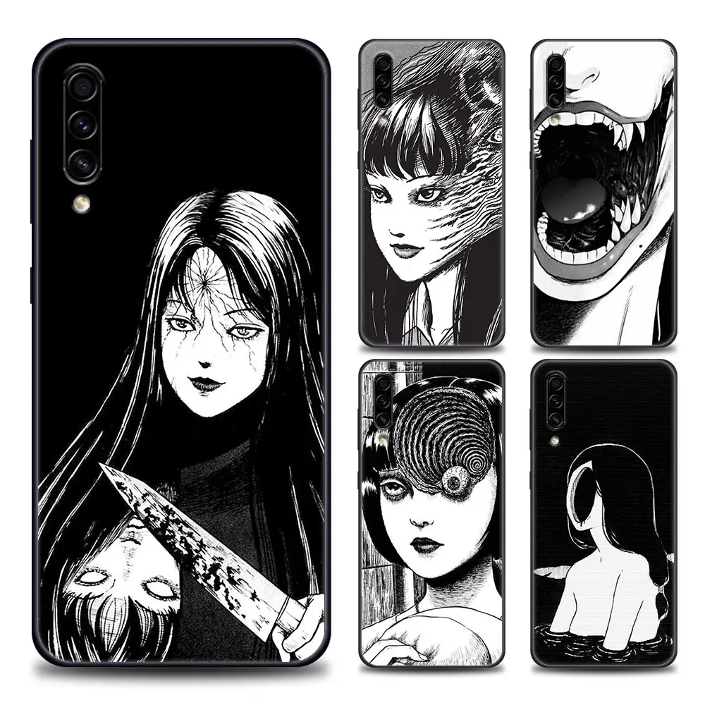 

Phone Case for Samsung A10 e S A20 A30 A30s A40 A50 A60 A70 A80 A90 5G A7 A8 2018 Soft Silicone Anime Horror Comic Tomie