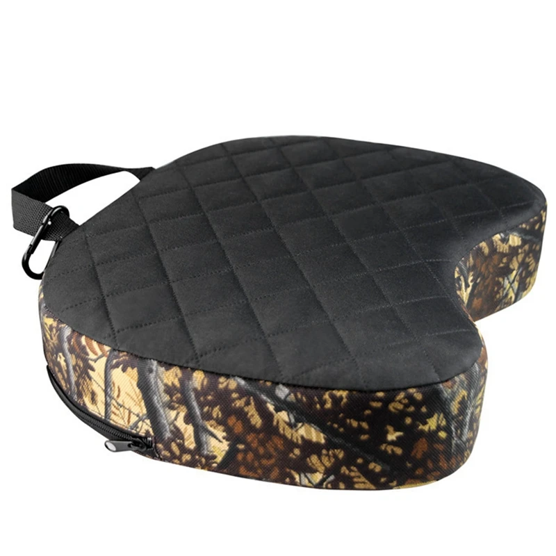 

Waterproof Padded Sponge Cushion For Hunting, Bottom Moisture-Proof Cushion Concave With Zipper And Handle In Winter