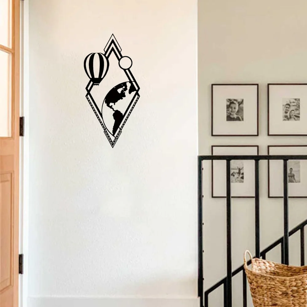 Привлекательные Металлические Настенные Украшения — Воздушные Шары И Глобусы