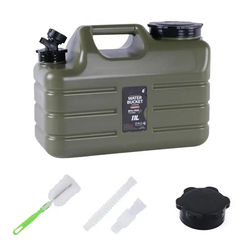 

Large Capacity Water Bucket Portable Car Water Carrier Tank Food Grade PE Water Container With Faucet For Outdoor Camping