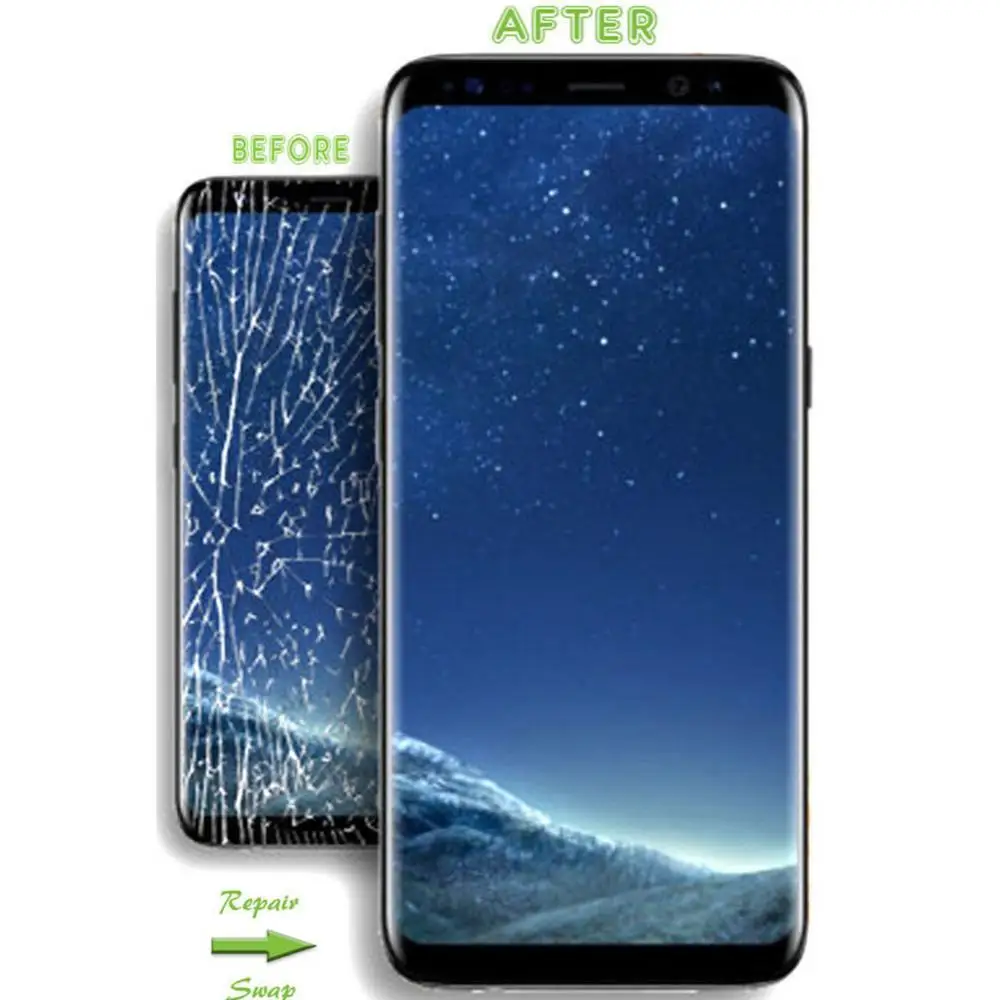 

Replacement Front Glass Lens Screen Repair Kit for Samsung Galaxy Note 8 9 10