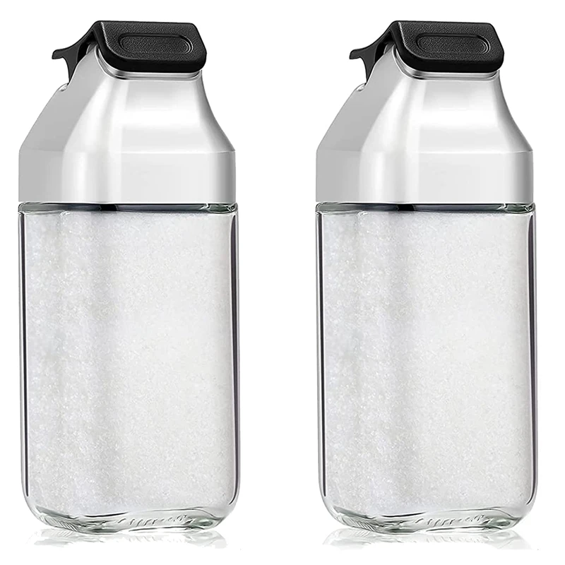 

Набор шейкеров для соли и перца Hot YO, фотоемкость с герметичной крышкой для кухни или ресторана, многоразовый держатель для приправ