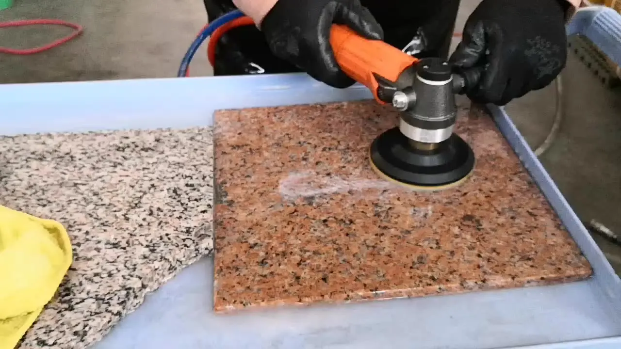 

APTW Hand Tool Preneumatic Machine Air Polisher for Granite Angel Grinder Tools for Marble Wet Polisher Stone Polisher