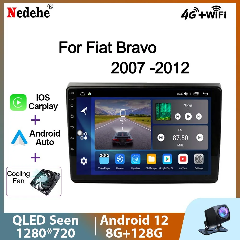 Android 12 Car Radio Multimedia Video Player 2 Din GPS Navig