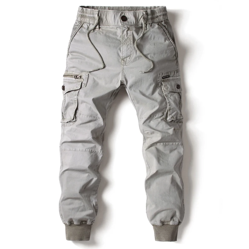 

Cargo Pants Men Jogging Casual Pants Cotton Full Length Military Large Size Male Work Tactical Tracksuit Trousers Streetwear