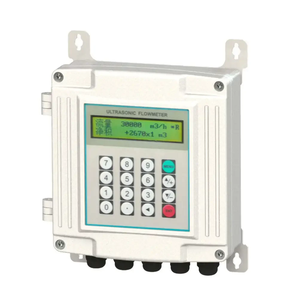 Мощный ультразвуковой расходомер Dn15 ~ Dn6000 мм мобильный Ультразвуковой