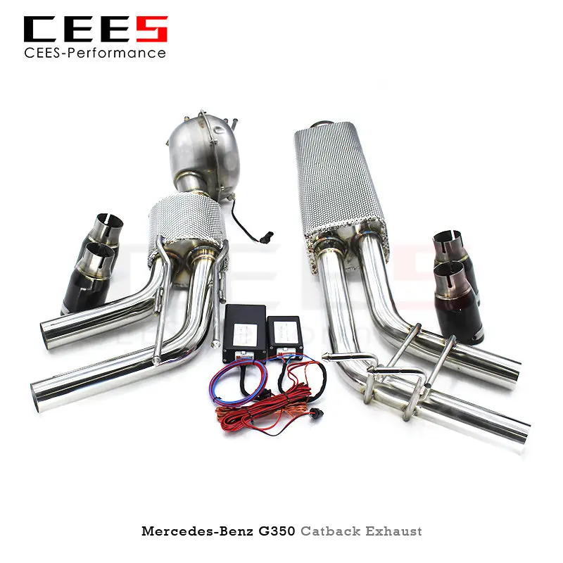 Выхлопная система Catback для Mercedes-Benz G350D W463/W464 3.0T 2014-2019 выхлопная труба из