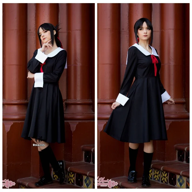 Kaguya-sama: Love is War Косплей Костюм Kaguya Shinomiya Аниме Chika костюм девочка школьная форма