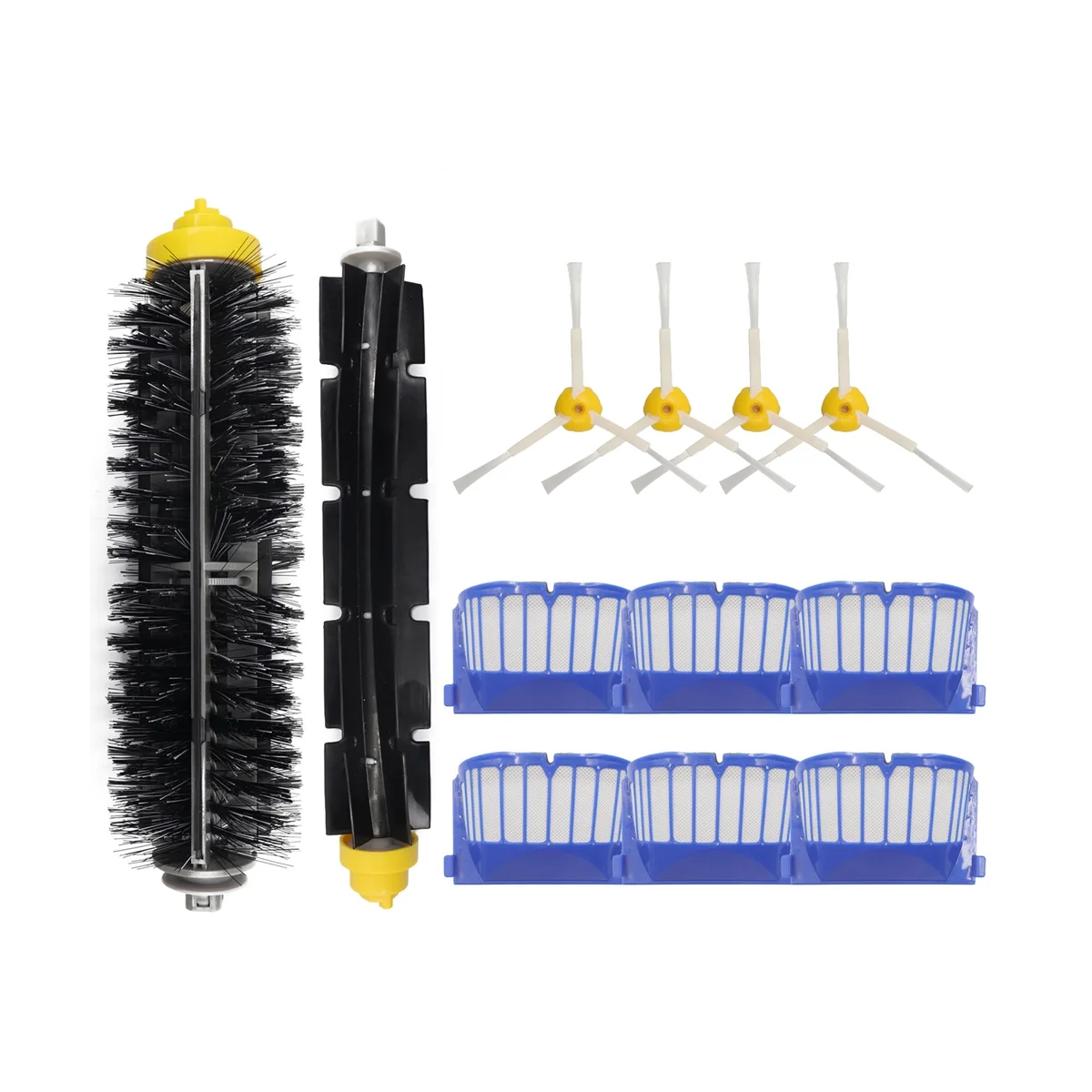 For 600 610 620 625 630 650 660 680 Series Vacuum Cleaner Main Brush Side Brush Replacement Accessory Set