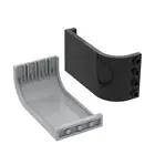 1 шт., Детский конструктор 3X4X6 f, изогнутая стена