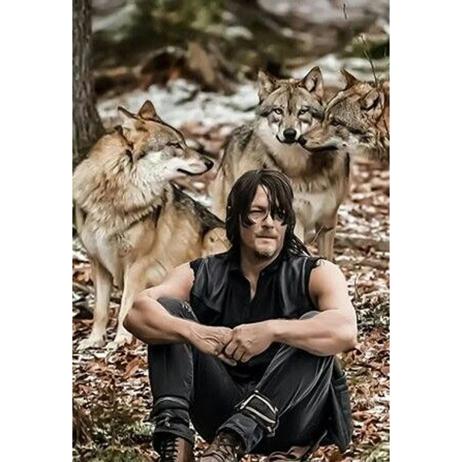 Алмазная вышивка Ходячие мертвецы 5D алмазная картина сделай сам персонаж из