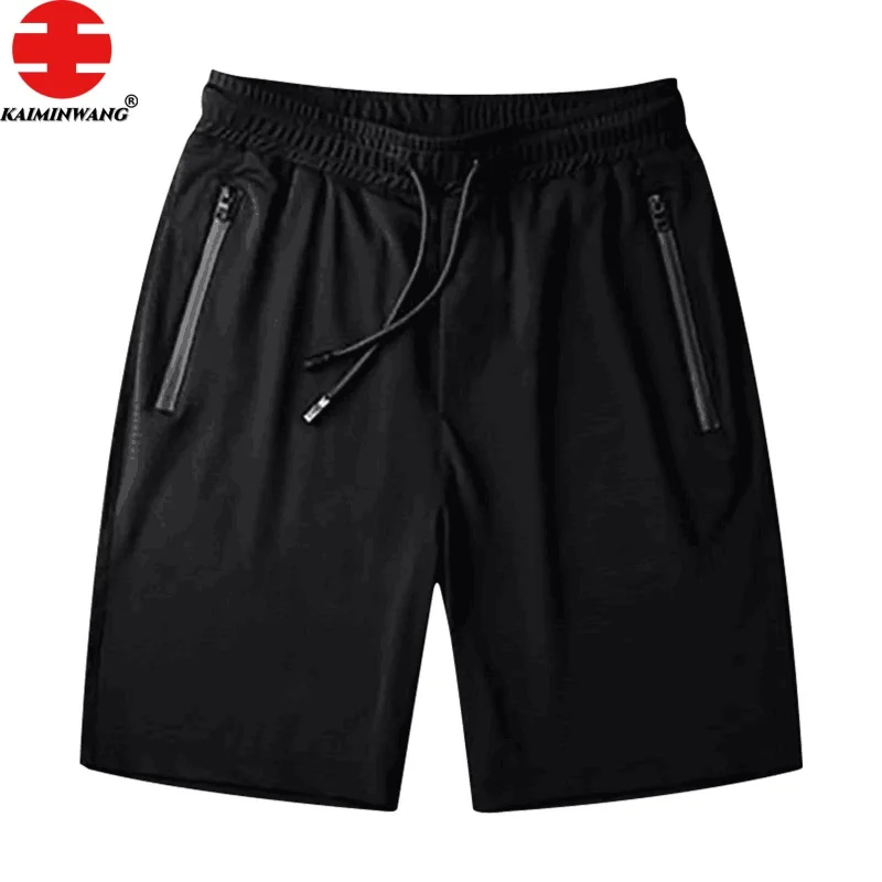

Распродажа за полцены Summer New men; s Casual Trend Свободные быстросохнущие шорты Ice Silk с пятью точками Брюки мужские; s Zipper Sweatpants