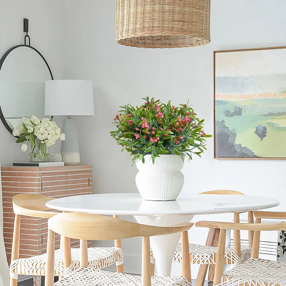 

2 Bundles Wedding Decorations Ceremony Holding Flowers Artificial Bouquets For Bride Plastic Bridal Bridesmaid