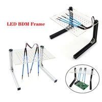 led bdm frame with 4 probe pens car ecu chip tuning programmer tool ecu board bracket test rack full set aluminum easy operate