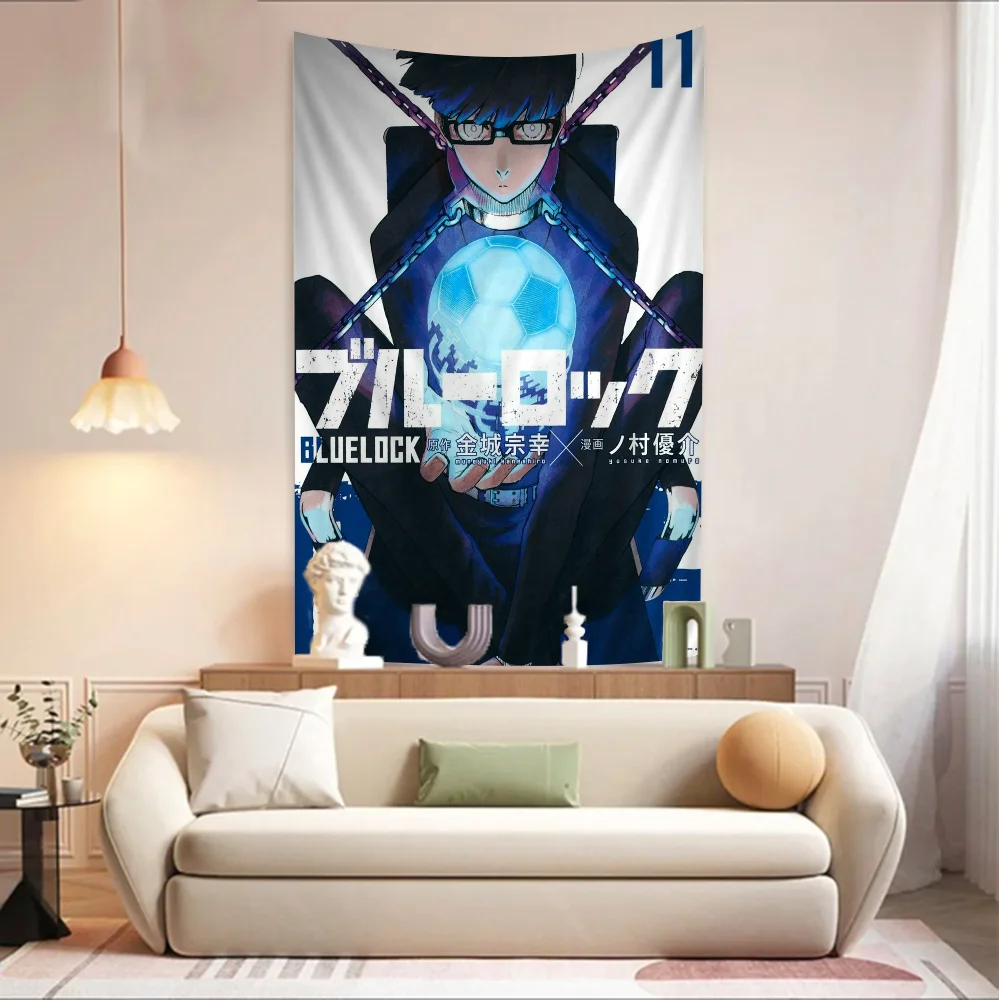 Синий замок подвесной богемный гобелен Таро хиппи Фотофон домашний декор