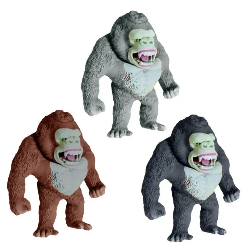 

Stretch Gorilla Toy Gorilla Toy For Children & Adults Halloween Monkey Toy Stress Relief Toys For Adults Novelty Toys &