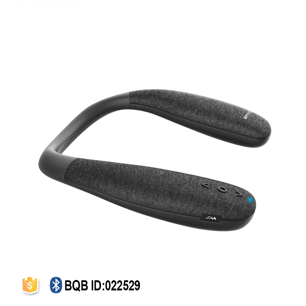 Беспроводной динамик на шее с объемным звуком и Bluetooth-гарнитурой для телевизора и игр с бесплатной доставкой.