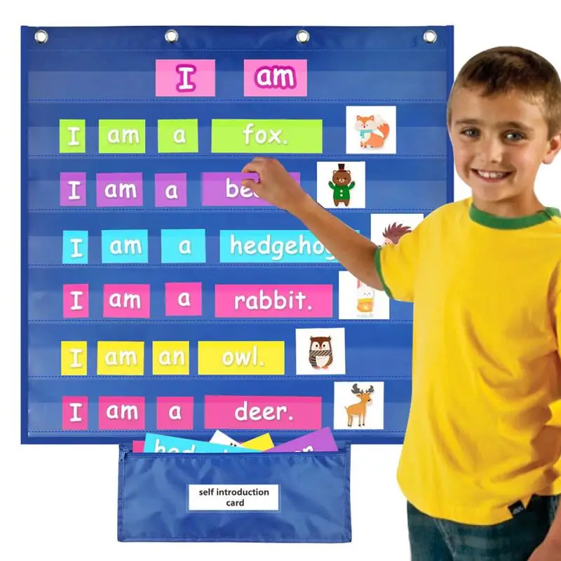 

Daily Schedule Pocket Chart 7 Pocket Standard Pocket Chart For Classroom Centers Calendar Pocket Chart No Cards For Daily