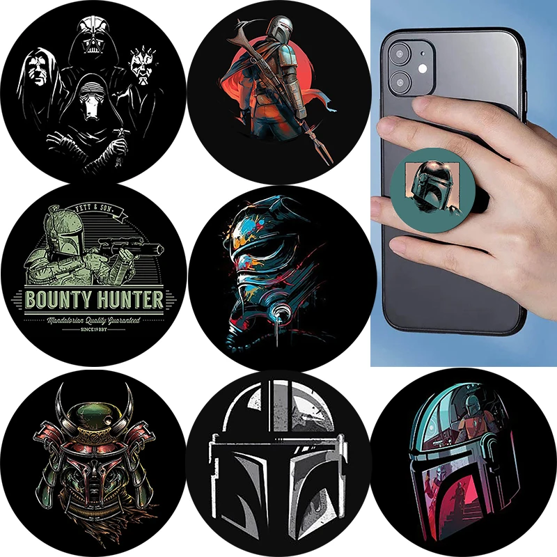 

Boba Fett Popular Phone Socket Folding Phone Holder Stand Phones Grip Mobile Phone Accessories Soporte Movil For Apple iPhone