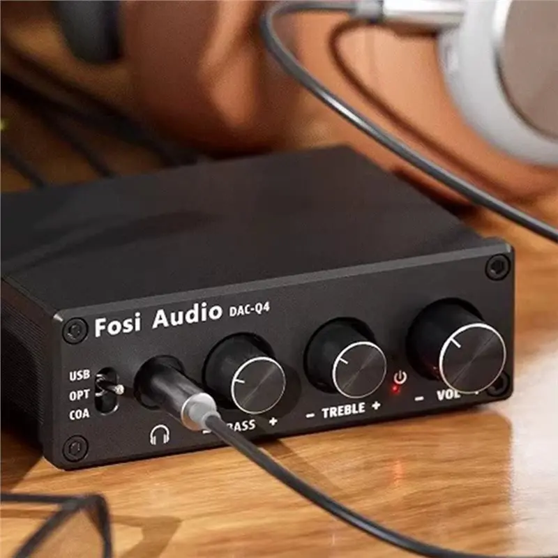 Фото A37T-DAC-A2 Hi-Fi аудиодекодер, USB-усилитель для наушников, коаксиальный оптический выход, стереоигровой ЦАП для усилителей и активных колонок №4