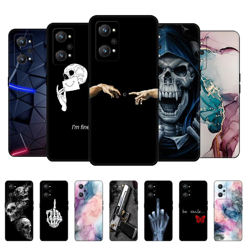 for realme gt neo2 case 6 62 inch back phone cover for oppo realmegt neo 2 5g rmx3370 silicon soft protective bag black tpu case free global shipping