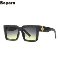 boyarn oculos uv400 shades popular sunglasses mens street shooting ins online popular model square s
