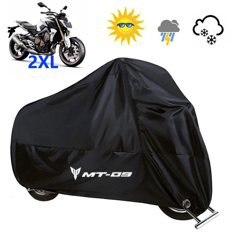 

For YAMAHA MT-09 MT09 Mt 09 2017 2018 2019 Motorcycle Cover Outdoor Uv Protector Dustproof Rain Covers
