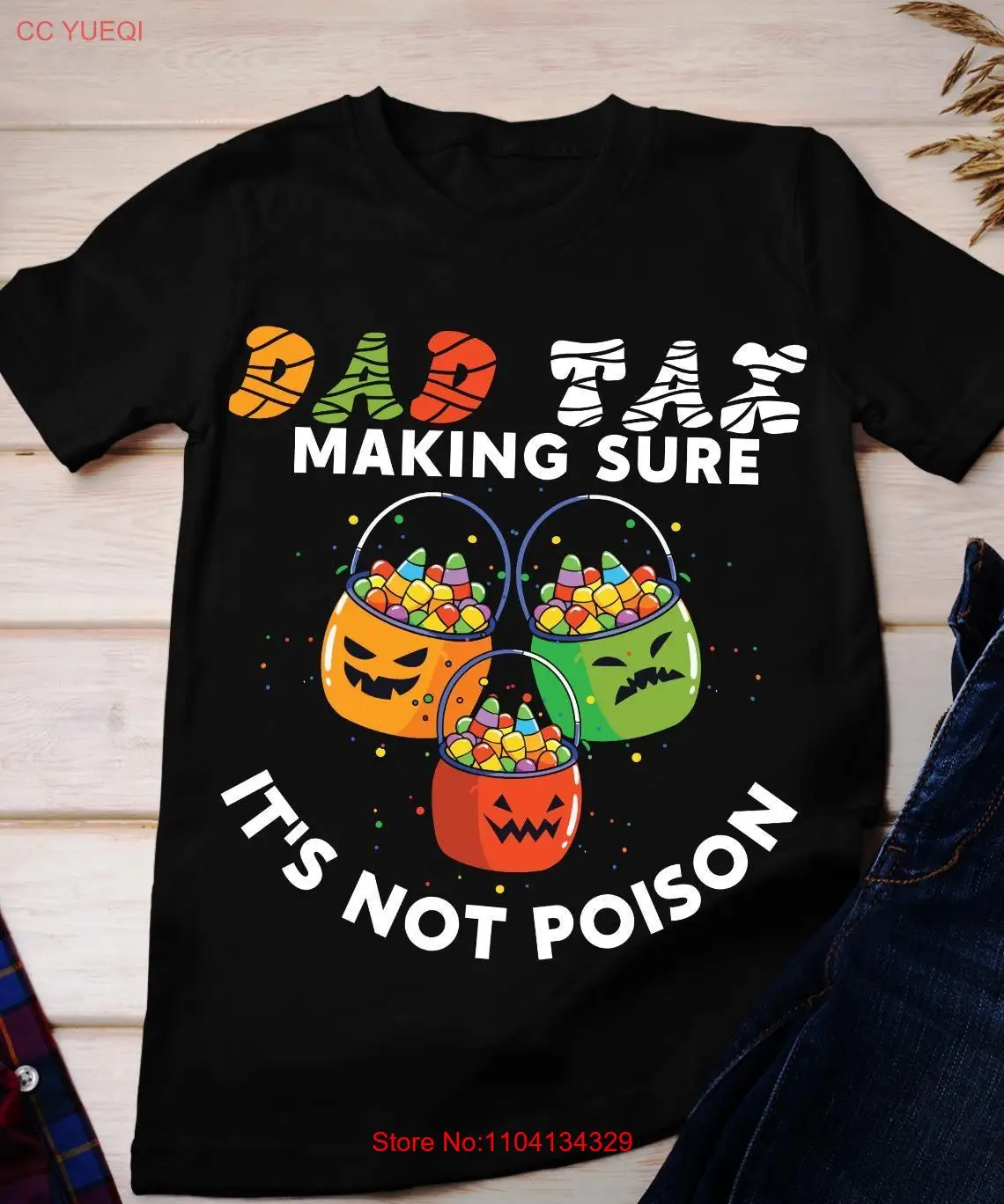 Футболка с надписью Папа Сделай это не позивали Корочки из лакомств забавная