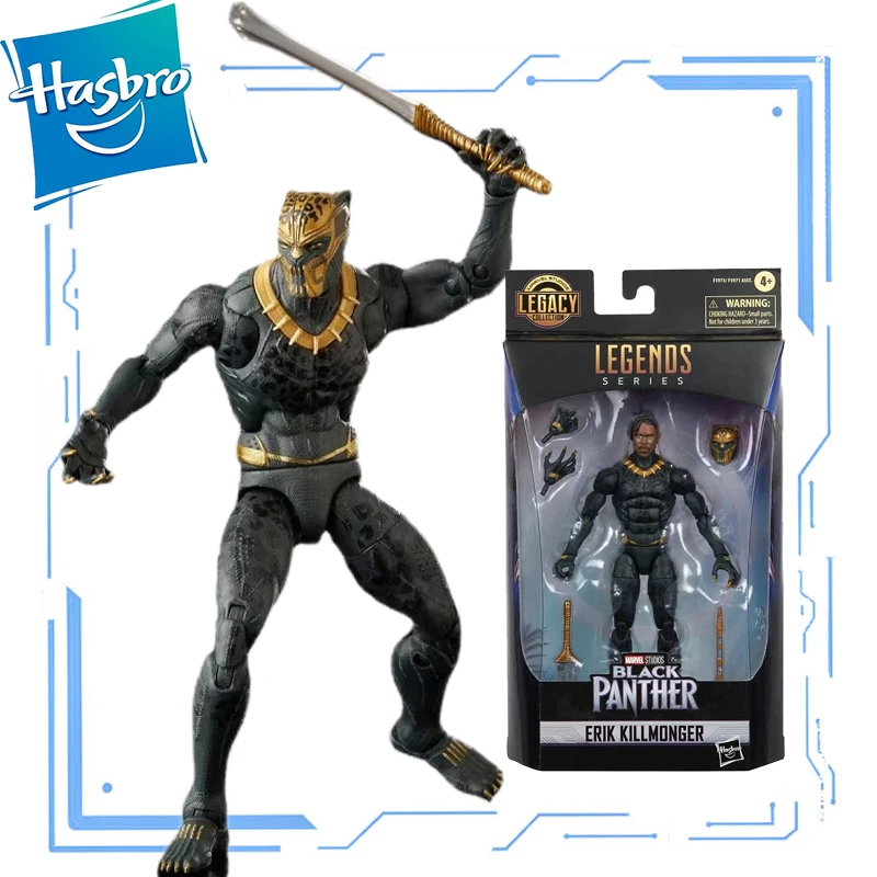 

Hasbro Genuine MARVEL LEGENDS 6 Inch Black Panther Erik Killmonger Nakia Shuri Action Figure Toy Boy Christmas Collection Gift