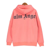 palm angels 22ss letter logo casual loose hoodie for men and women fashion drop shoulder hoodie streetwear boyfriend gift