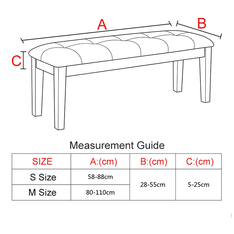Длинный Чехол для скамьи эластичный чехол ног дивана подушки стрейчевый из