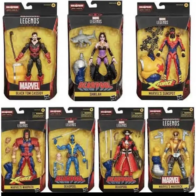 

Фигурка героя из мультфильма «Легенды Marvel», Дэдпул, шикла, Коул, Кессиди, 6-дюймовая аниме-модель, игрушки для мальчиков, подарки на день рождения