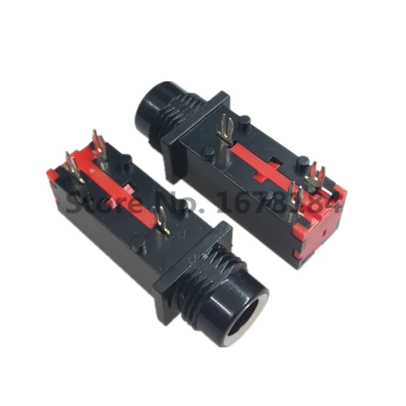 100 шт. PJ-309 6 35 мм аудиоразъем 3Pin стерео аудио разъем микрофона сварочная линия для