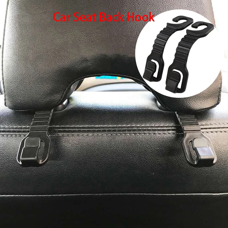 

2Pcs Car Seat Back Hook Car Hidden Car Accessory Multi-functional Storage Hook Car Practical Hook Pair Installation Монтировать