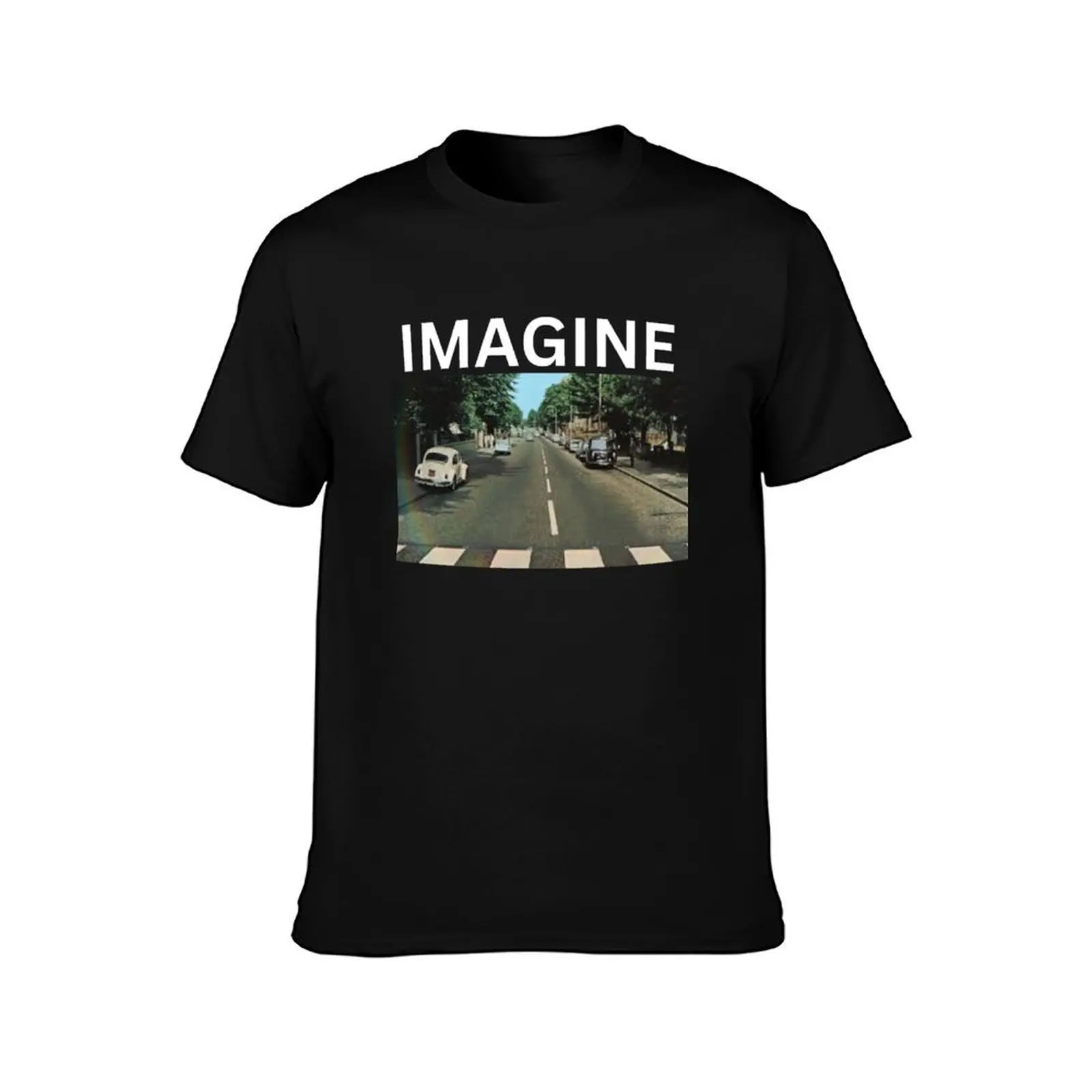 Imagine-Abey Rd футболка мужская быстросохнущие рубашки с рисунком мода