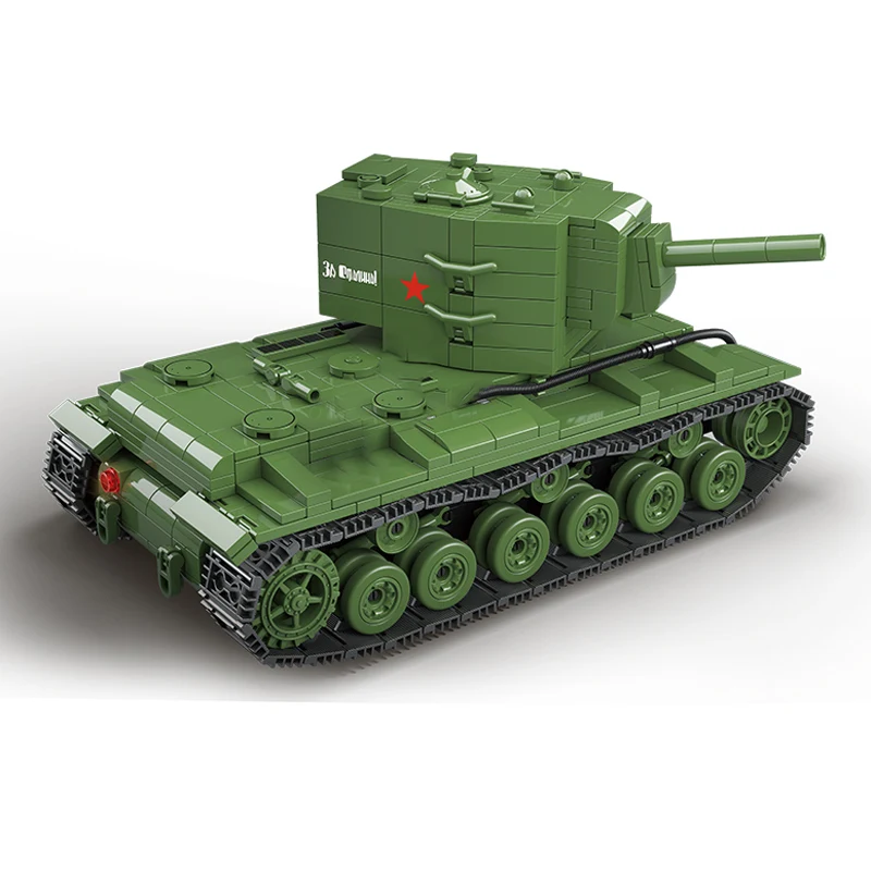 Конструктор тяжелый Тигр советский танк в стиле милитари Россия кВ 2 мировая