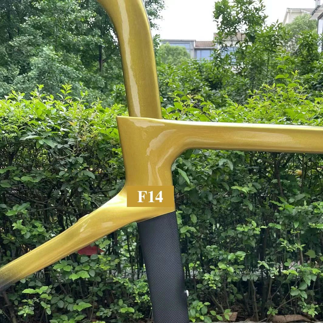 

Carbon Fiber Frame F14 Bike Frame Matte V Brake/Disc Brake Bicycle Frame BSA Fit Di2 T1100 Made in Taiwan