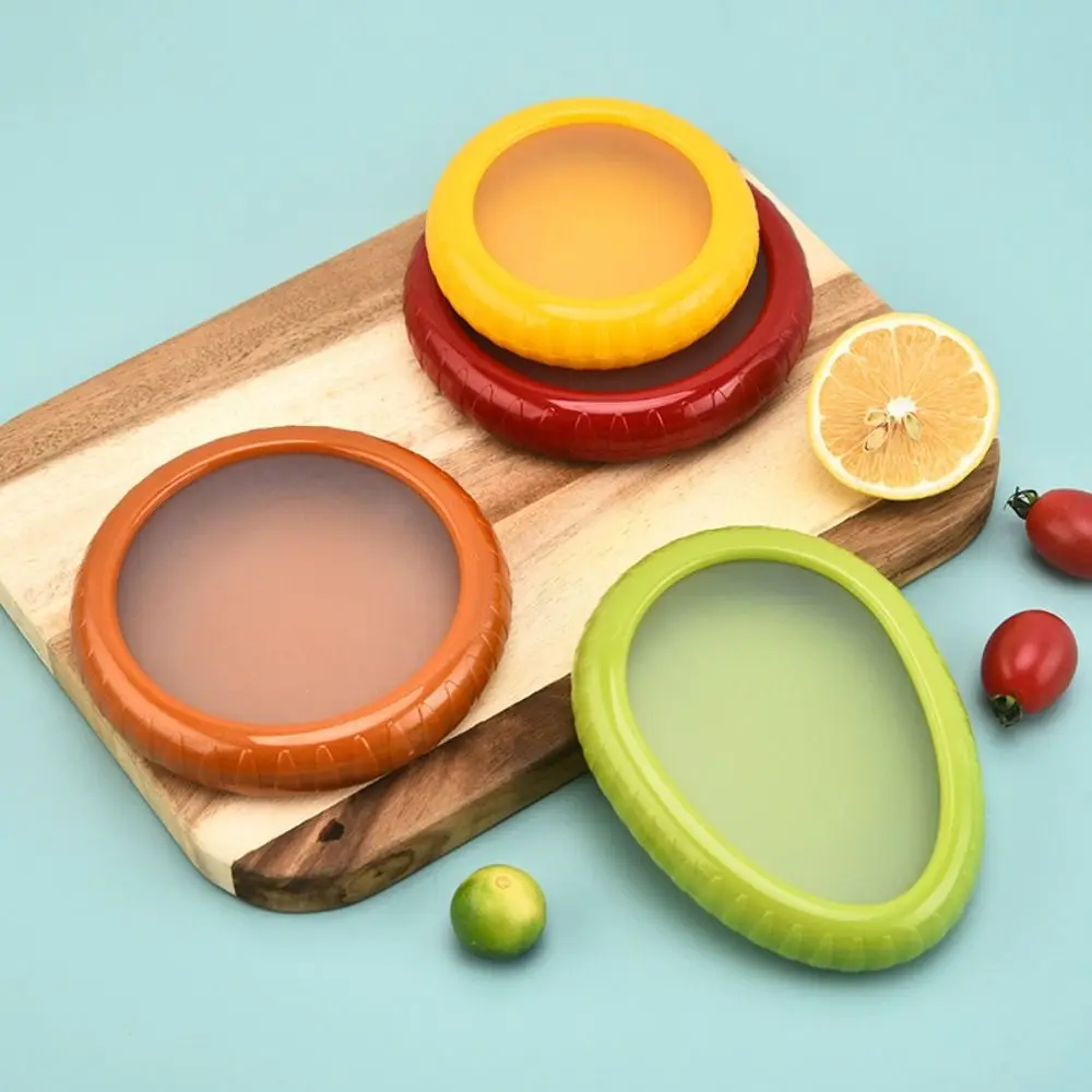 High Quality Creative Fruit Fresh Box Mini Avocado Lemon Preservation Convenient Reusable Refrigerator Storage
