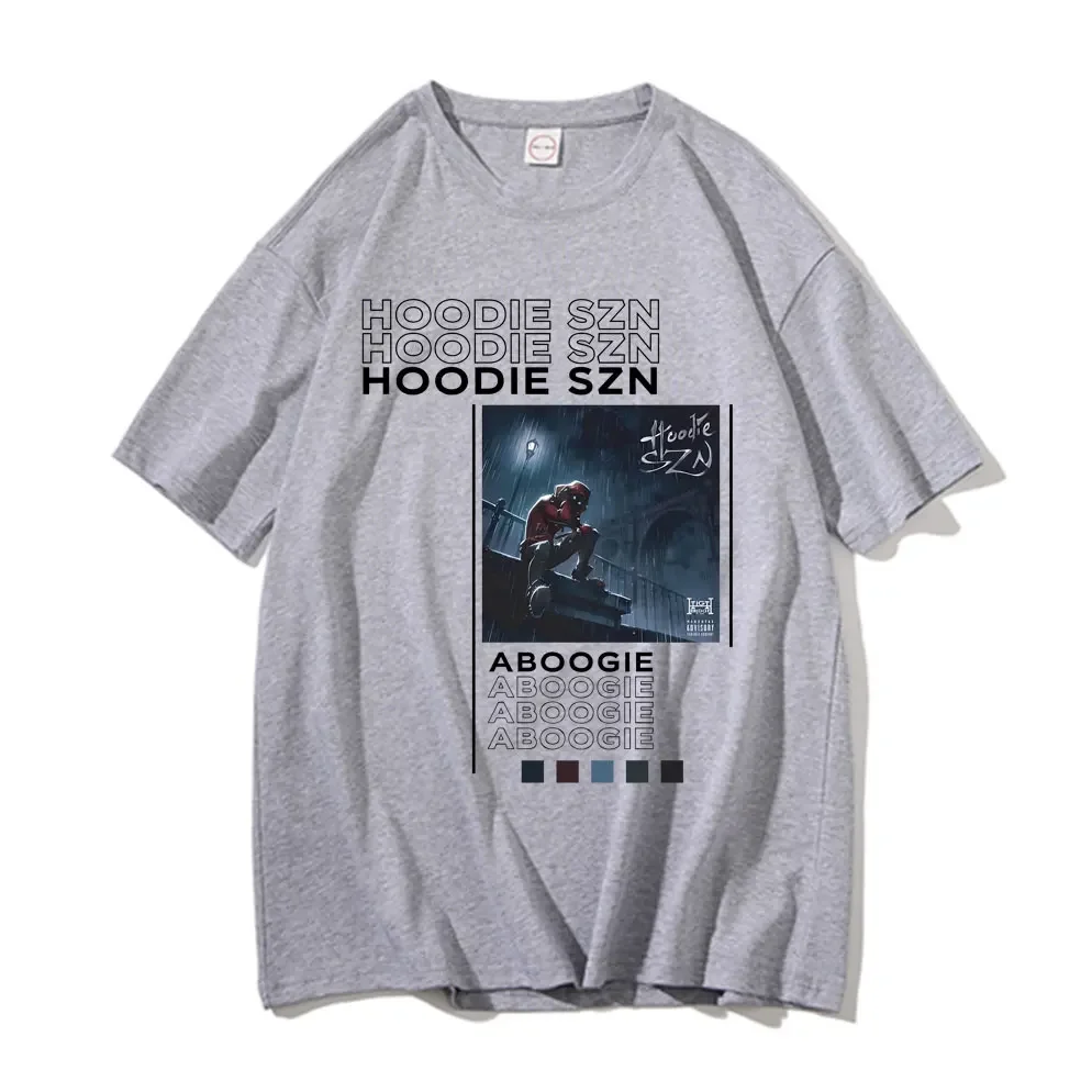 Фото Футболка Rapper A Boogie Wit Da С Капюшоном Szn графическая Летняя мужская Повседневная футболка оверсайз Мужская Женская Винтажная футболка в стиле хип-хоп №3