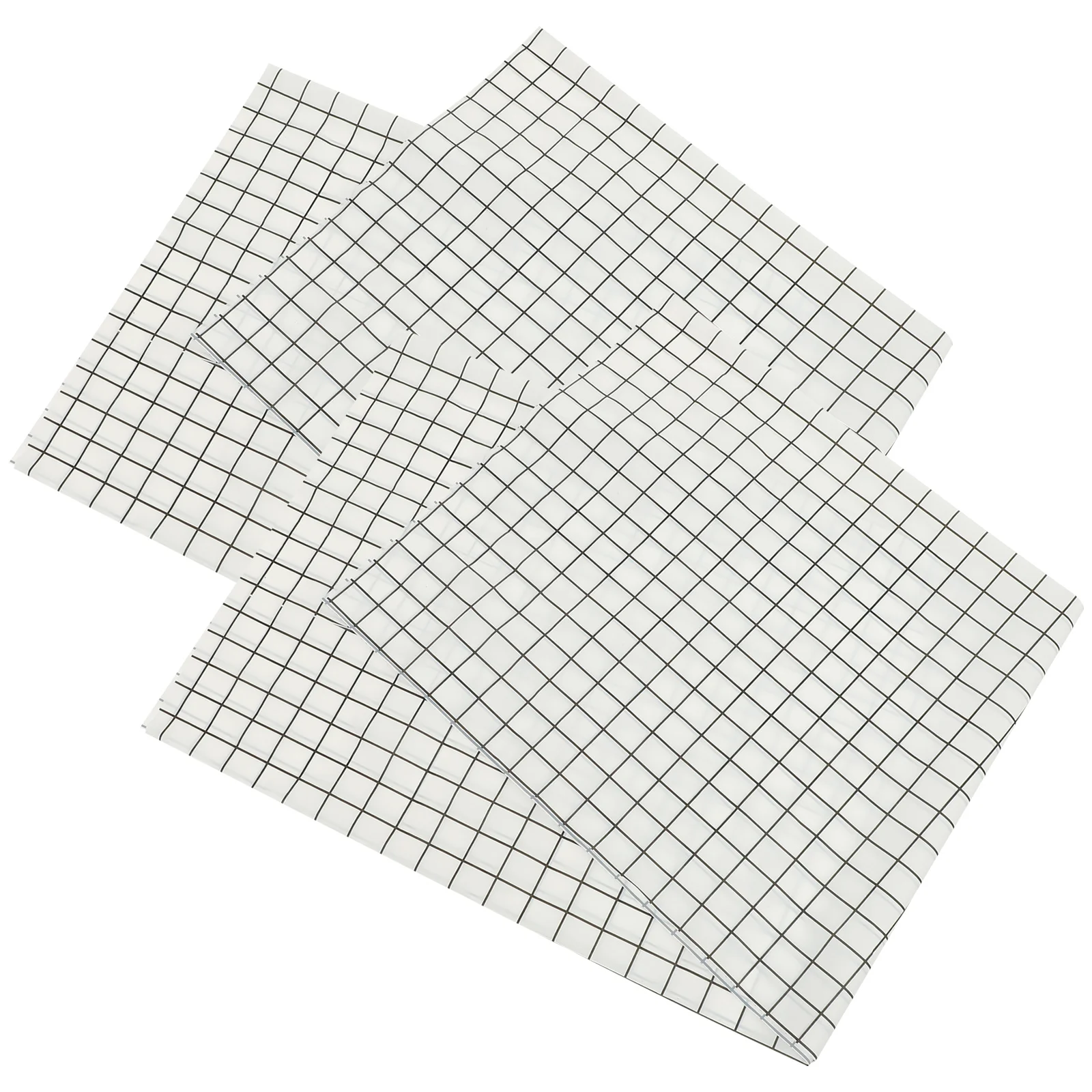 

2pcs Rectangle Plaid Table Cover Oilproof Tablecloth Flannel Table Cover