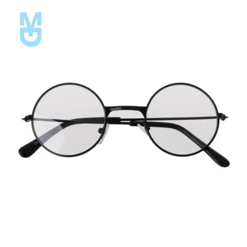 

New born Photography Props Baby Flat Glasses Boy Girl Gentleman Studio Shoot Infant Pictures Decoration Round Metal Sunglasses