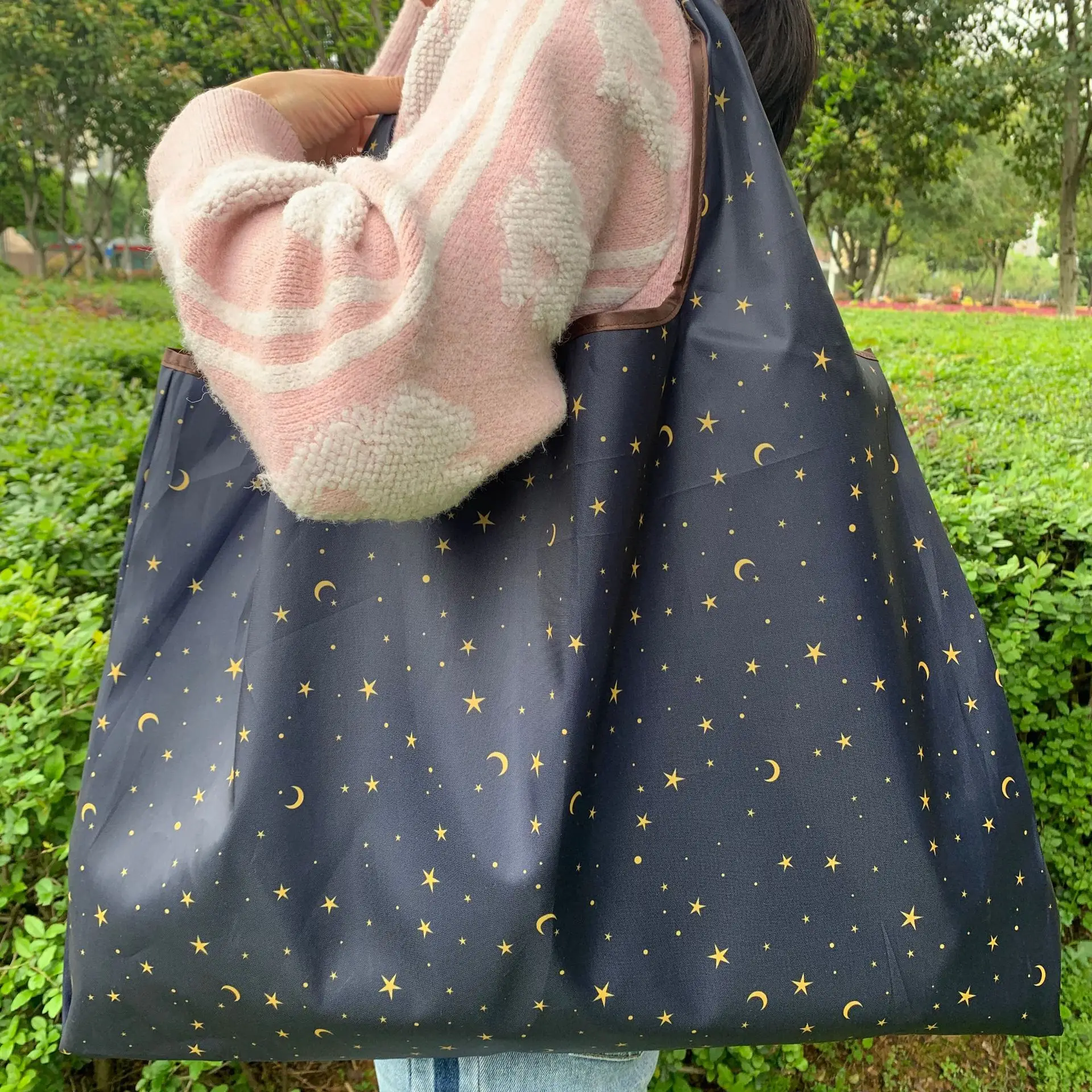 58X53X40 см складная эко-сумка из ткани Оксфорд экологически чистая сумка для покупок портативная сумка большая сумка для продуктов супермаркета чехол