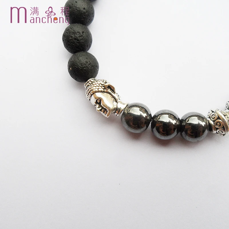 Официальные винтажные браслеты Tiki Website мужские древние 8 мм вулканическая йога