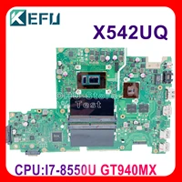 x542uq mainboard is suitable for asus i7 8550u gt940mx a580u x542u x542un x542upr fl8000u v587u laptop motherboard 100test work