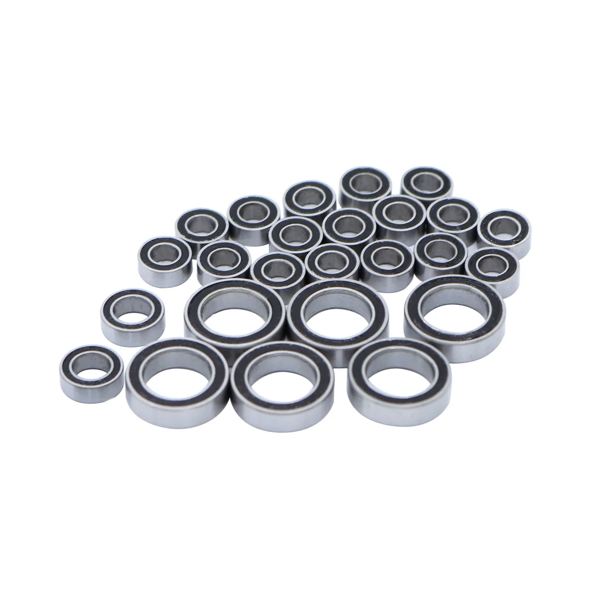 

24Pcs Sealed Bearing Kit for FMS FCX24 1/24 RC Crawler Car Upgrade Parts Accessories