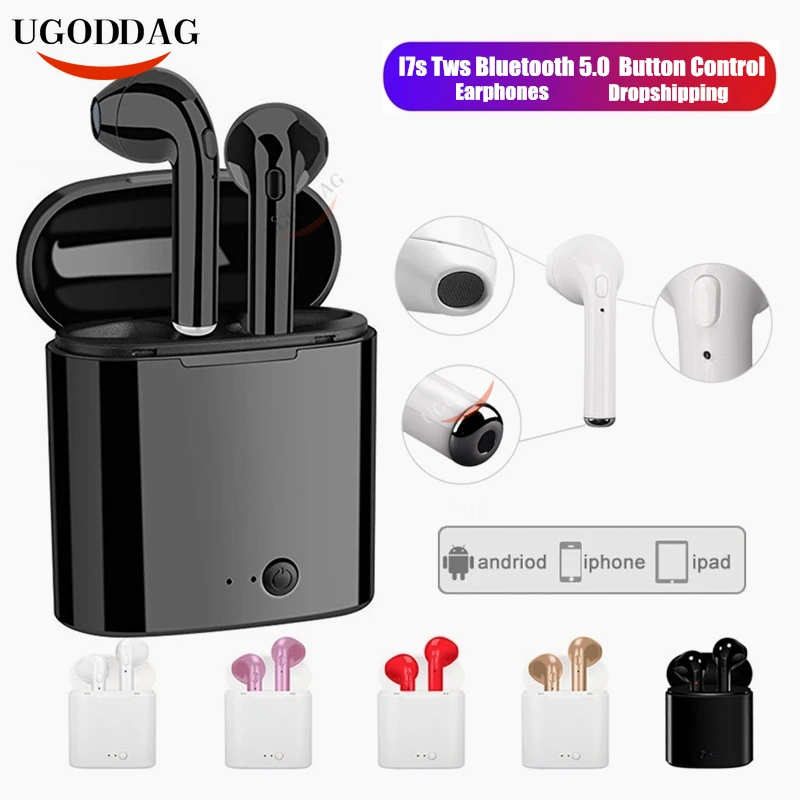 

Tws-наушники I7s с микрофоном и поддержкой Bluetooth 5,0