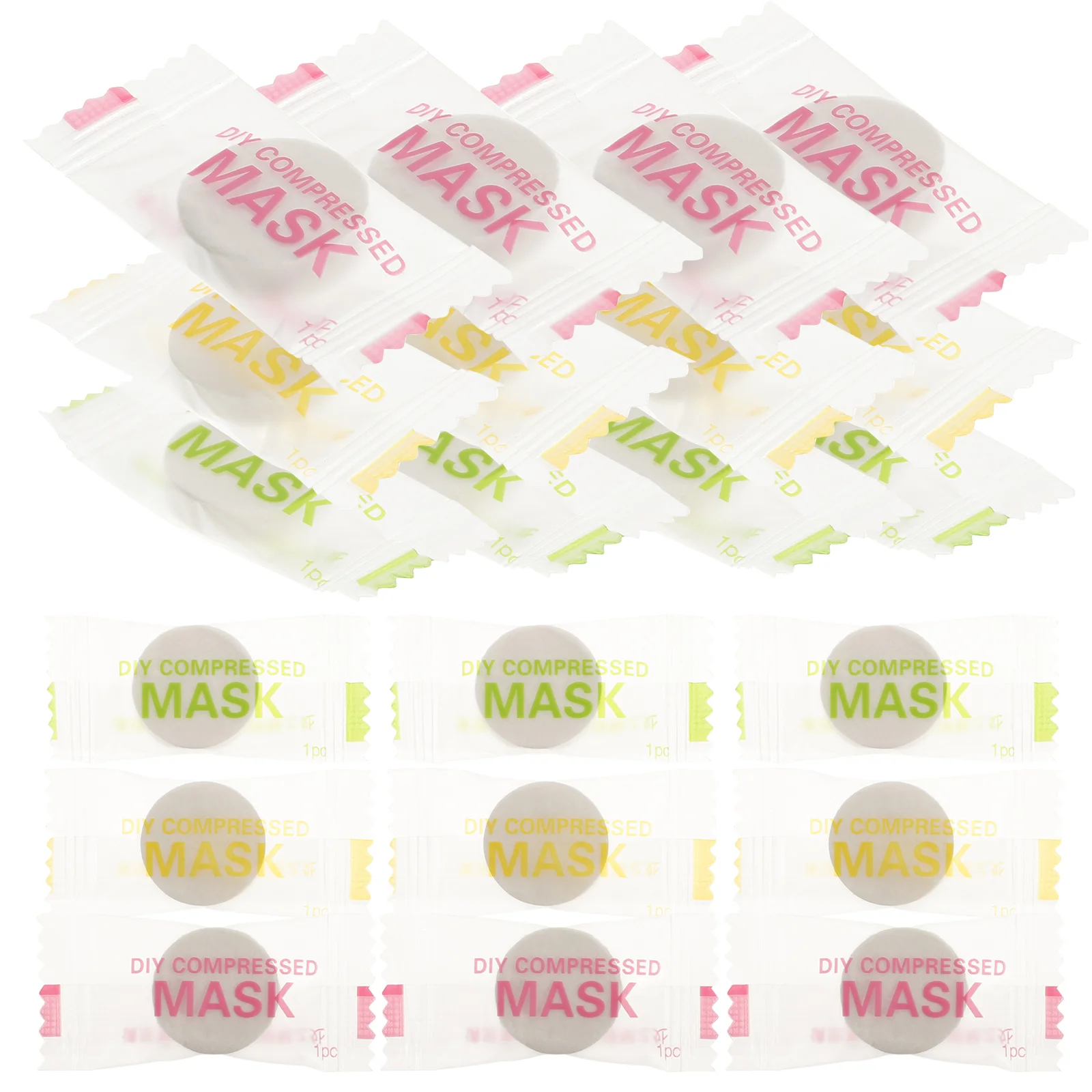 

50 Pcs Women Makeup Compressed Mask Disposable Facial Mask Silk Facial Mask Care